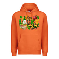 Carrot one lucky teacher Premium Hoodie - FaDigitalArtStudio
