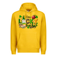 Lemon one lucky teacher Premium Hoodie - FaDigitalArtStudio