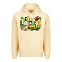 Pina Colada one lucky teacher Premium Hoodie - FaDigitalArtStudio