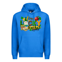 True Royal one lucky teacher Premium Hoodie - FaDigitalArtStudio