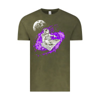 Techno Astronaut Electronic Music Rave Festival Raver T Shirt Vintage Tee | Teevron