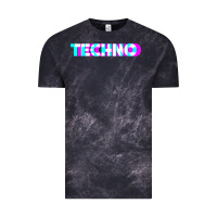 Cloud Black techno music t shirt Vintage Tee - linhVisuals