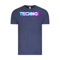 Vintage Denim techno music t shirt Vintage Tee - linhVisuals