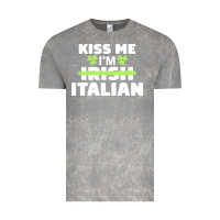 Cloud Rock kiss me im italian t  shirt kiss me i'm irish italian patriotic st pat Vintage Tee - linhVisuals