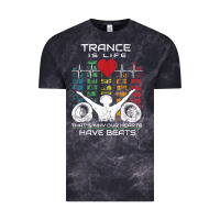 Cloud Black trance music retro vintage dj gift t shirt Vintage Tee - linhVisuals