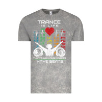 Cloud Rock trance music retro vintage dj gift t shirt Vintage Tee - linhVisuals