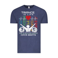 Vintage Denim trance music retro vintage dj gift t shirt Vintage Tee - linhVisuals