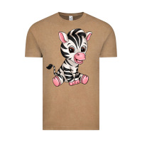 Vintage Coffee zebra Vintage Tee - texasbilliewilder