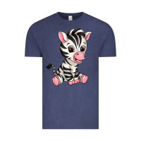 Vintage Denim zebra Vintage Tee - texasbilliewilder