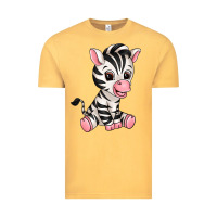 Vintage Mustard zebra Vintage Tee - texasbilliewilder