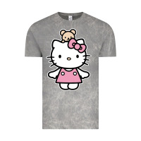 Cloud Rock kitty Vintage Tee - linhVisuals
