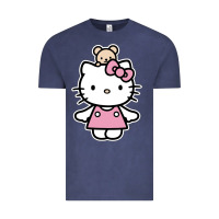 Vintage Denim kitty Vintage Tee - linhVisuals