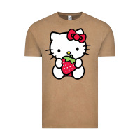 Vintage Coffee kitty Vintage Tee - linhVisuals