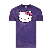 Cloud Purple kitty Vintage Tee - linhVisuals