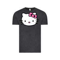 Vintage Black kitty Vintage Tee - linhVisuals