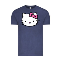 Vintage Denim kitty Vintage Tee - linhVisuals