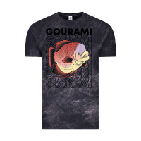 Cloud Black giant gourami fish 80's monster fish keeper tropical fish t shirt Vintage Tee - linhVisuals