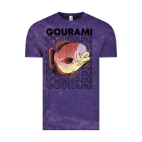 Cloud Purple giant gourami fish 80's monster fish keeper tropical fish t shirt Vintage Tee - linhVisuals