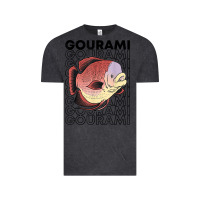 Vintage Black giant gourami fish 80's monster fish keeper tropical fish t shirt Vintage Tee - linhVisuals