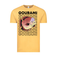 Vintage Mustard giant gourami fish 80's monster fish keeper tropical fish t shirt Vintage Tee - linhVisuals
