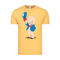 Vintage Mustard porky pig Vintage Tee - linhVisuals
