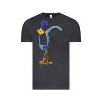 Vintage Black road runner Vintage Tee - linhVisuals