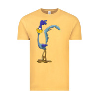 Vintage Mustard road runner Vintage Tee - linhVisuals