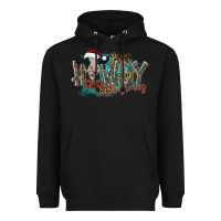 Black howdy christmas Heavyweight Hoodie - CowhideDigitalArt