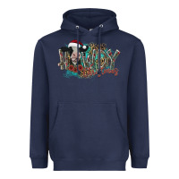 Navy howdy christmas Heavyweight Hoodie - CowhideDigitalArt