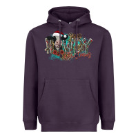 Plum howdy christmas Heavyweight Hoodie - CowhideDigitalArt