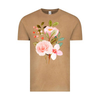 Vintage Camel Bouquet Floral Vintage Tee - linhVisuals