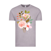 Vintage Zinc Bouquet Floral Vintage Tee - linhVisuals