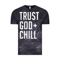 Cloud Black trust god and chill tee vintage pullover hoodie Vintage Tee - linhVisuals