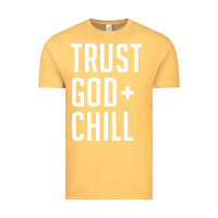 Vintage Mustard trust god and chill tee vintage pullover hoodie Vintage Tee - linhVisuals