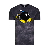Cloud Black bomb Vintage Tee - linhVisuals