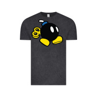 Vintage Black bomb Vintage Tee - linhVisuals