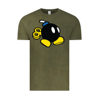 Vintage Olive bomb Vintage Tee - linhVisuals