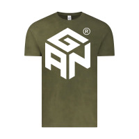Vintage Olive Gancube Vintage Tee - linhVisuals