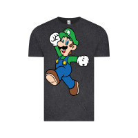 Vintage Black luigi Vintage Tee - linhVisuals