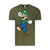 Vintage Olive luigi Vintage Tee - linhVisuals