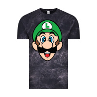 Cloud Black luigi Vintage Tee - linhVisuals
