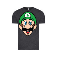 Vintage Black luigi Vintage Tee - linhVisuals