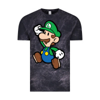 Cloud Black paper luigi Vintage Tee - linhVisuals