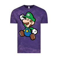 Cloud Purple paper luigi Vintage Tee - linhVisuals