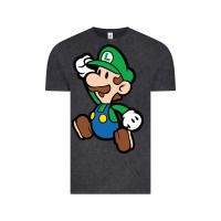 Vintage Black paper luigi Vintage Tee - linhVisuals