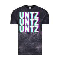 Cloud Black untz untz untz techno dubstep riddim raver dj party t shirt Vintage Tee - linhVisuals