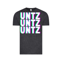 Vintage Black untz untz untz techno dubstep riddim raver dj party t shirt Vintage Tee - linhVisuals