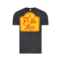Vintage Black el pollo loco Vintage Tee - linhVisuals