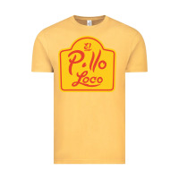 Vintage Mustard el pollo loco Vintage Tee - linhVisuals