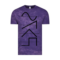 Cloud Purple vintage analog synthesizer techno waveform   synth nerd raglan basebal Vintage Tee - linhVisuals